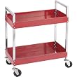 Northern Industrial Two Shelf Metal Cart - 300-Lb. Capacity