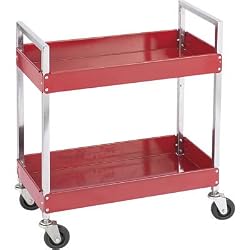 Northern Industrial Two Shelf Metal Cart - 300-Lb. Capacity