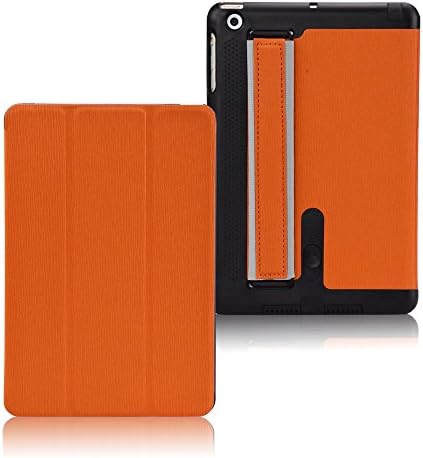 iPad Mini Case Premium PU Leather Magnetic Smart Cover Case w/ Sleep/Wake-up Functions For iPad Mini 1, 2, 3 (orange3)