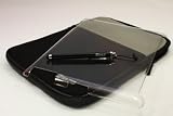 Laza Ipad 3, The New Ipad, Ipad 2 Combo Smart Cover Compatible Snap On Back Case, Stylus, Neoprene Sleeve Case- Clear