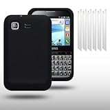 SAMSUNG GALAXY PRO B7510 SILICONE SKIN WITH 6 SCREEN PROTECTORS BY CELLAPOD ....