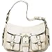 AUTHENTIC COACH LEGACY PARCHMENT LEATHER MEDIUM FLAP SHOULDER 12654
