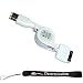 Apple iPad Retractable Sync & Charge USB Data Cable - White
