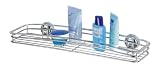WENKO 18281100 Maxiablage San Marino Magic-Loc - Befestigen ohne Bohren, Chrom, 53.5 x 7.5 x 16.5 cm