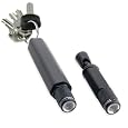 Tool Logic KSLP1 Magnetic Hands-Free, Detachable LED Flashlight With Translucent Sleeve and Key ring, Black