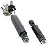Tool Logic KSLP1 Magnetic Hands-Free, Detachable LED Flashlight With Translucent Sleeve and Key ring, Black