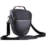 Easy Access Black PU Leather Camera Case for Canon EOS 1100D,1200D,100D 750D 760D 700D,650D ,70D 60D,50D,40D,7D,6D,5D,SX50, SX60 SX510 SX520 SX530, Nikon P520,P530,P600,D7100,D7000,D5300,D5200,D5500,D3100,D3200,D3300,D90,FUJI FinePix X-S1 S8650,S9800,HS50 HS30 SL1000,OLYMPUS E3,E5,Pentax K5,K50,K500,Panasonic FZ72 FZ62 FZ200 FZ1000, Sony H300 H400 HX300 HX400, Alpha A58,A65,A77,A99 DSLR