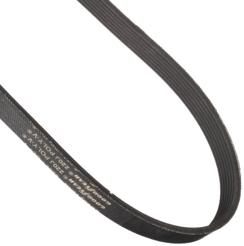 Goodyear Engineered Products Poly-V V-Belt, 180J7, Ribbed, 7 Rib, 0.092" Width, 0.14" Height, 18" Nominal Outside Length
