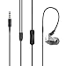 Sound Intone E6 Pro in-Ear Headphones Sport Running Earbuds Noise Isolating Headset with in-line Mic(Black)