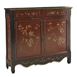 Red Oriental 2-Door Console