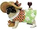 Pugnacious Picnic Pug Figurine