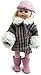 Camille's Day Parisian Petitcollin Doll with Storage Trunk & 20 Items of Clothing, Great Holiday Gift