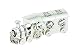 TRAIN 1ST TOOTH CURL BANK - TRAIN 1ST TOOTH/1ST CURL BANK, NICKEL PLATED.