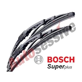 Chevrolet Kalos 02/2005 Onwards BOSCH Super Plus Windscreen Wiper Blades SP22S / SP16 SPOILER TWIN PACK