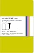 Moleskine Volant Notebook Plain, Green Large: Set of 2