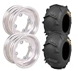 Kenda Gecko Paddle Tire and Aluminum Rim Set Kawasaki KFX450R Size 21x11-9