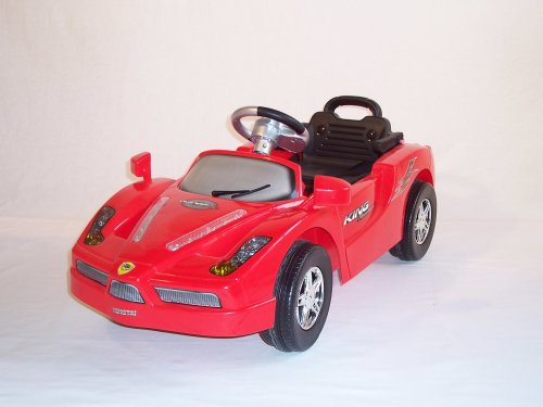 Ferrari Enzo style Ride on electric battery kids toy car with parental remote - Red