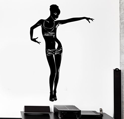ChrisGDodge Wall Sticker Home Decor Wall Stcker Dance Dancing Hot Sexy Girl Female Woman Vinyl Decal