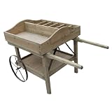Wine Flower Planter Cart