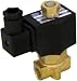 12v DC 4mm 1/4" Normally Closed Brass NBR 2-Way Solenoid Valve