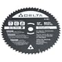 Delta 35-901 12-Inch 60 Tooth ATB Trim Cutting Saw Blade with 1-Inch Arbor and Low Friction Coating
