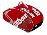 Wilson(ウイルソン) テニスバッグ [K] TOUR 6PK RED Z8072