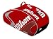 Wilson(ウイルソン) テニスバッグ [K] TOUR 6PK RED Z8072