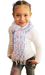 Handmade Acrylic Scarf - Pretty Pink Yarn (100% Knitted By Hand) [Apparel]
