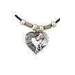 Earth Spirit Necklace - Horse in Heart - Earth Spirit Necklace