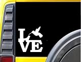 Hummingbird Love Decal Sticker *J324*