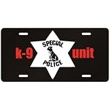New  Cane Corso / K-9 Unit  License Plate Dog
