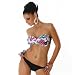 Produkt-Bild: Bandeau Bikini mit Muster verziert, verschiedene Farben