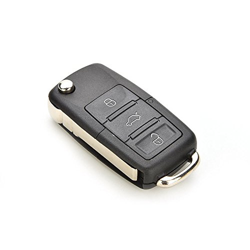Cretaceous 3-Button Flip Key shell Case Fob For VW Golf Passat Polo Bora 1 Piece