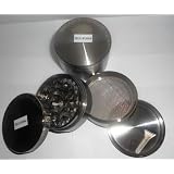 NEW SMART CRUSHER Tobacco Pollen Herb Grinder w/ Pollen Case 4 Parts