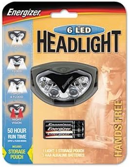Energizer Headlight Light Output: 80 Lumens Led 3 Aaa White