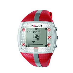 Polar FT7 Heart Rate Monitor Watch (Red/ Silver)