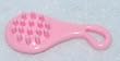 Little Pink Doll Hair Brush with S on the Back