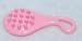 Little Pink Doll Hair Brush with S on the Back