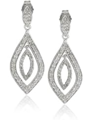Kobelli "Jadore" Round Diamond Fashion Drop Earrings (1/2 Cttw, HI/I1-I2)