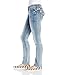 Miss Me Women's Lace Pocket Straight Leg Jean