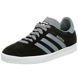 adidas Originals Mens Gazelle 2 Sneaker,Black/Med Lead,9.5 M