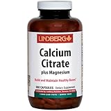 Lindberg Calcium Citrate Plus Magnesium 360 Capsules