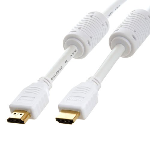 Best Price Cmple - 10FT Ultra High Speed HDMI Cable 1080p HDTV LCD White