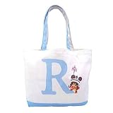 くまのがっこう アルファベットトートバッグ ブルー/R