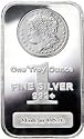 Morgan Design - 1 oz .999+ Fine Silver Bar
