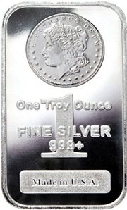 Morgan Design - 1 oz .999+ Fine Silver Bar