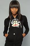 Paul Frank The Julius Headphones Hoody with Functional Earbuds in Black hood ,Sweatshirts for Women