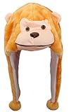 EOZY 超カワイイキュートなぬいぐるみ帽子耳あてハットキャップ 動物アニマルキンシコウデザインユニセックス男女兼用コスプレハロウィーン舞台学園祭