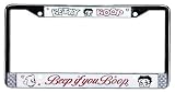 Betty Boop Metal Plate Frame "Beep if you Boop"