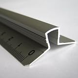 40cm 400mm Superlight Metal Aluminium Aluminum Metric Ruler with Grip Handle - Technical Drawing Drafting Art Craft School Office